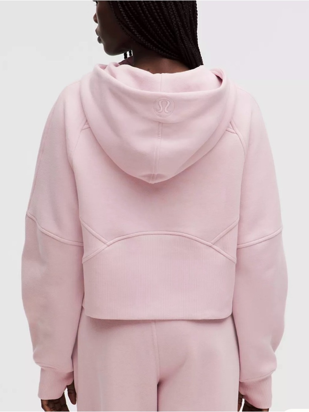 lululemon athletica scuba oversized funnel neck Half-Zip Hoodie porcelain pink - Picture 2 of 6